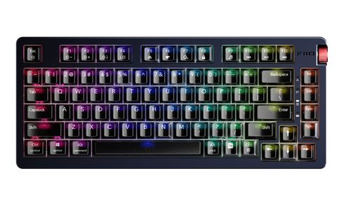 מקלדת גיימינג מכנית RGB עם מגבר אוזניות מובנה FiiO KB3