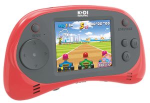 גיימבוי MASTER עם 220 משחקים, מסך HD "2.5, סוללה נטענת + תיק אחסון ואזניות מתנה - אדום