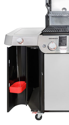גריל גז 3+1 מבערים + כירת צד נירוסטה ג'נסיס וובר weber