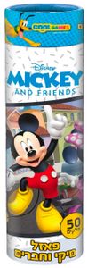 מיני פאזל 50 חלקים בגליל - מיקי מאוס וחברים