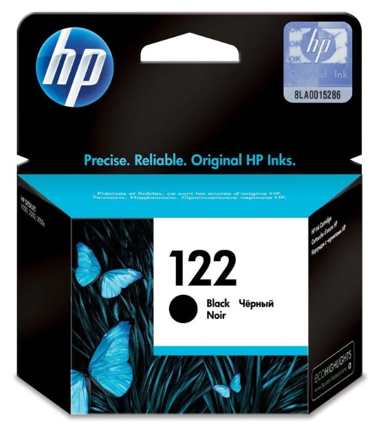 ראש דיו מקור שחור HP 122