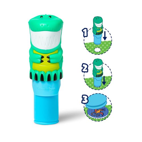 Sticker WOW! חוברת מדבקות 24 דפים עם מכשיר הדבקה אוטומטי ו 300 מדבקות - אולי הדינוזאור