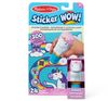 Sticker WOW! חוברת מדבקות 24 דפים עם מכשיר הדבקה אוטומטי ו 300 מדבקות - קאפקייק חד הקרן