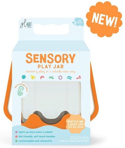 צנצנת אורות תחושתית מחליפה צבעים - כתום