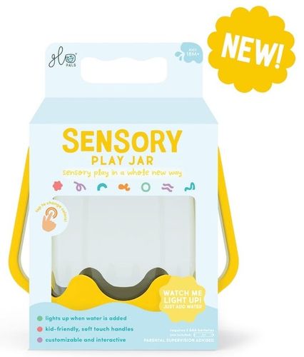 צנצנת אורות תחושתית מחליפה צבעים - צהוב