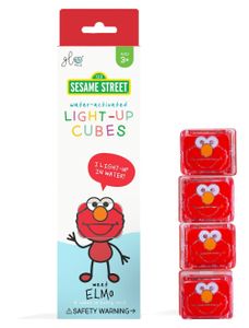 חברים זוהרים באמבטיה רחוב סומסום - ארבע קוביות זוהרות במים אלמו