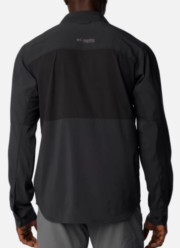 חולצה לגבר CIRQUE RIVER VENTED WOVEN LS שחורה - Columbia