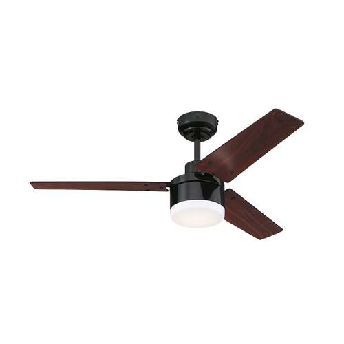 מאוורר תקרה ווסטינגהאוס 42″ TALIA שחור/דובדבן עם שלט ולד מובנה 20W