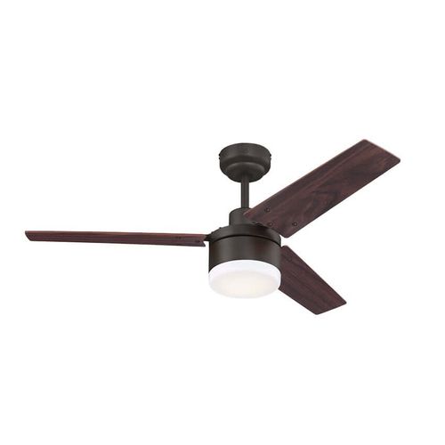מאוורר תקרה ווסטינגהאוס 42″ TALIA שחור/דובדבן עם שלט ולד מובנה 20W
