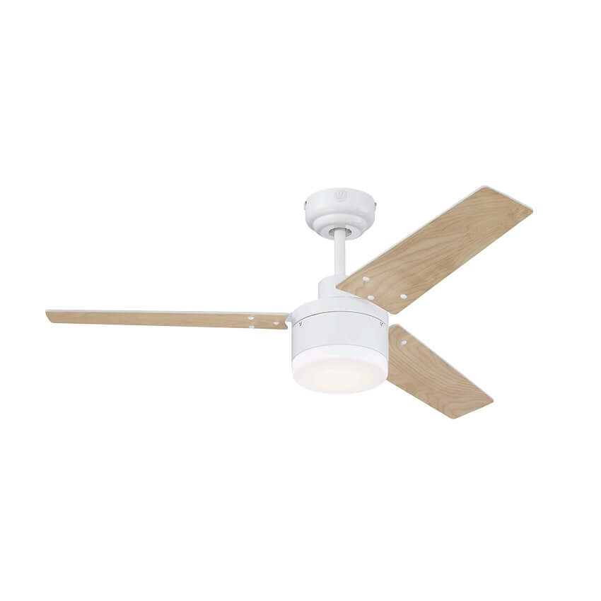 מאוורר תקרה ווסטינגהאוס 48″ TALIA לבן/מייפל עם שלט ולד מובנה 20W