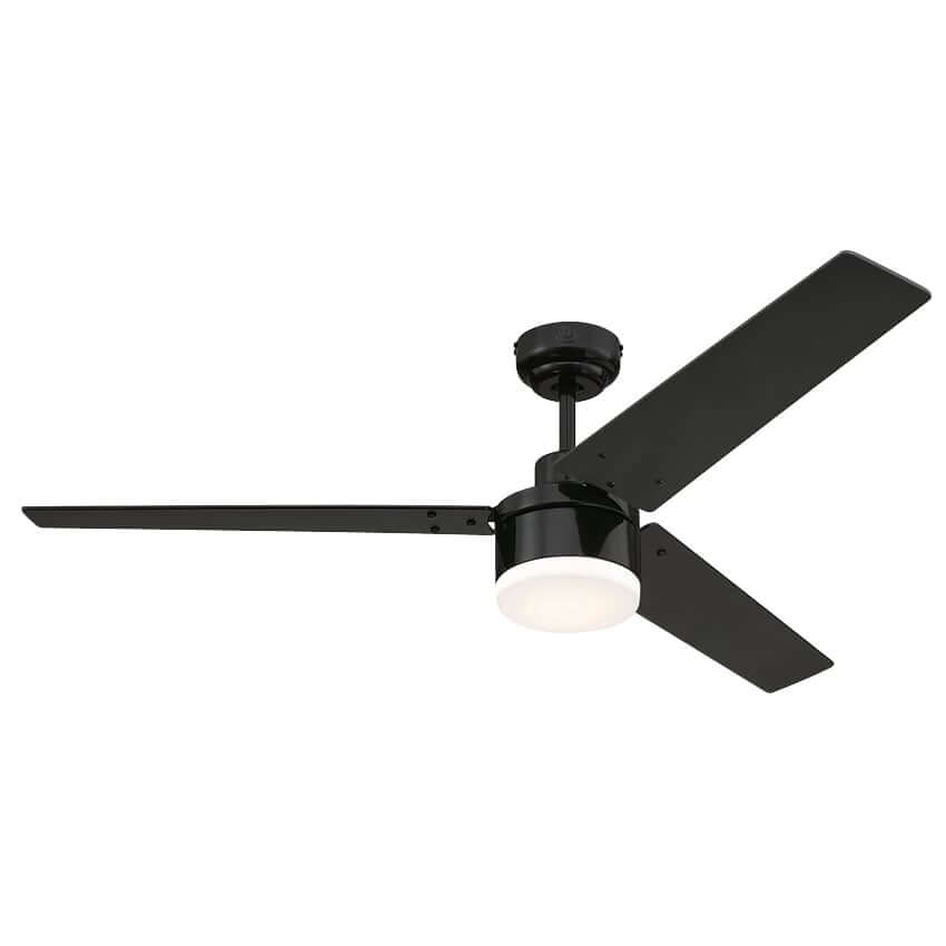 מאוורר תקרה 52" כולל שלט ותאורת LED משתנה Westinghouse ווסטינגהאוס TALIA 52 - שחור/דובדבן