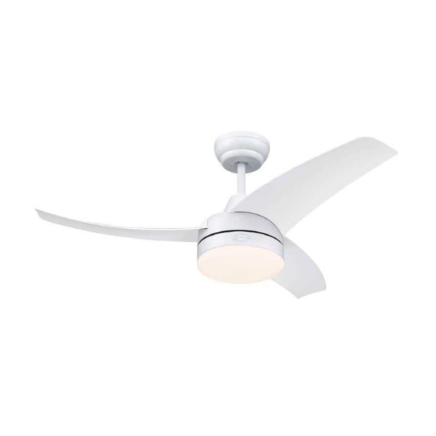 מאוורר תקרה ווסטינגהאוס 42″ LONGWOOD לבן עם שלט ולד מובנה 24W, מנוע DC