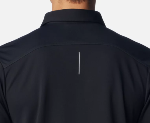 חולצת פולו קצרה  לגבר BLACK MESA POLO שחורה - Columbia