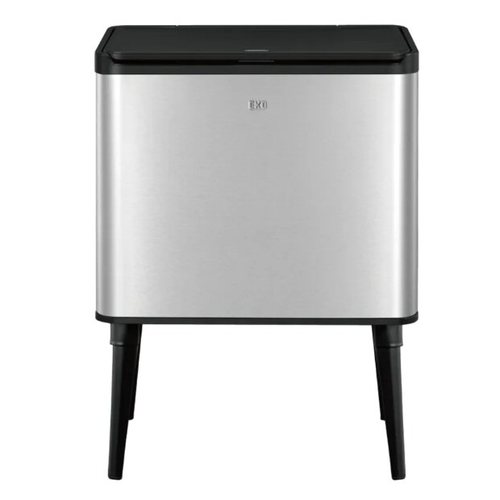 פח רגלית  EK8128MT 30L POSE כסוף EKO
