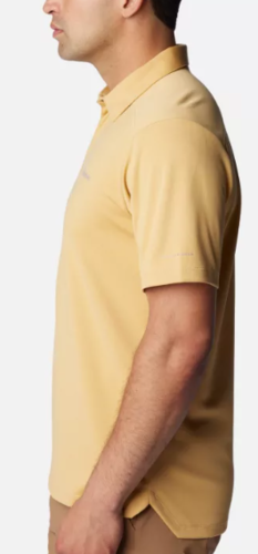 חולצת פולו קצרה  לגבר BLACK MESA POLO קאמל - Columbia