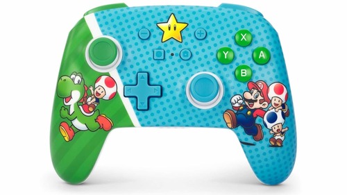 בקר שליטה נטען  Nintendo Rechargeble Mario and friends