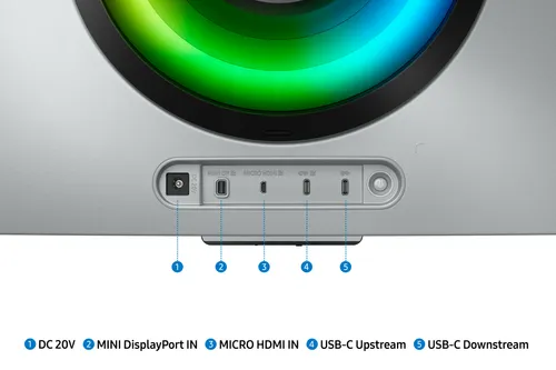 מסך מחשב גיימינג קעור Samsung Odyssey OLED G8 S34BG850SM UWQHD OLED 34'' FreeSync