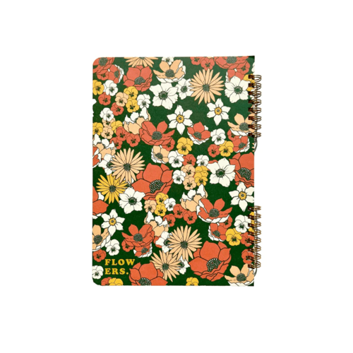 מחברת ספירלה: Flowers Green