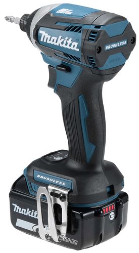 מברגת אימפקט נטענת עם 2 סוללות 5 אמפר ומטען - MAKITA DTD154RTE 18V BL מקיטה