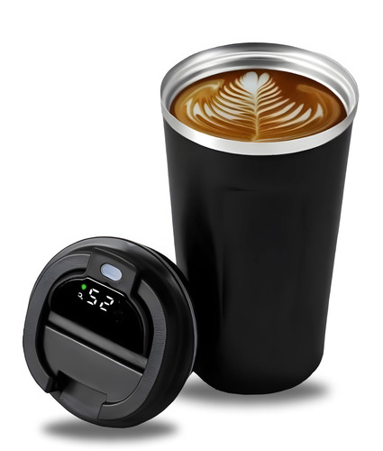 ספל תרמי 510 מל' עם צג טמפרטורה Temp Mug
