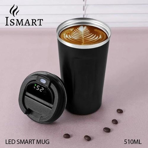 ספל תרמי 510 מל' עם צג טמפרטורה Temp Mug
