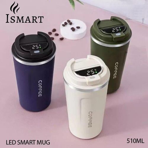 ספל תרמי 510 מל' עם צג טמפרטורה Temp Mug
