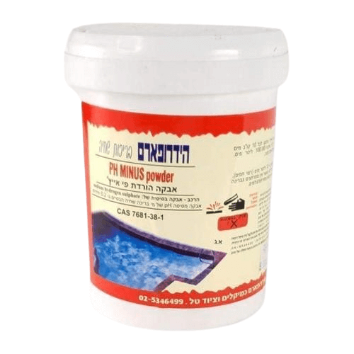 Ph Minus – אבקה להורדת ה-PH במים 1 ק”ג