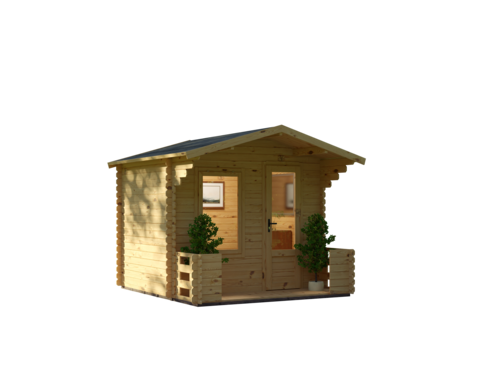 מחסן עץ אירופאי 2.5x2.8 דגם EverGreen