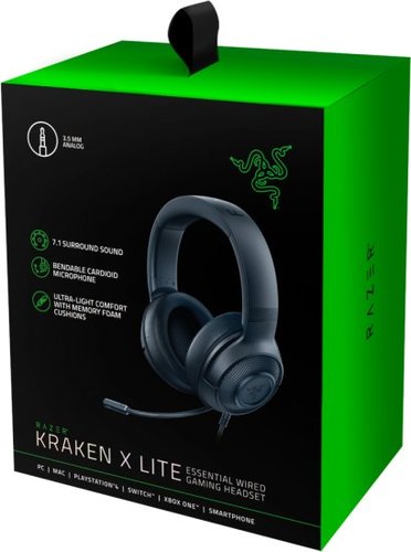 אוזניות גיימרים Razer Kraken X Lite