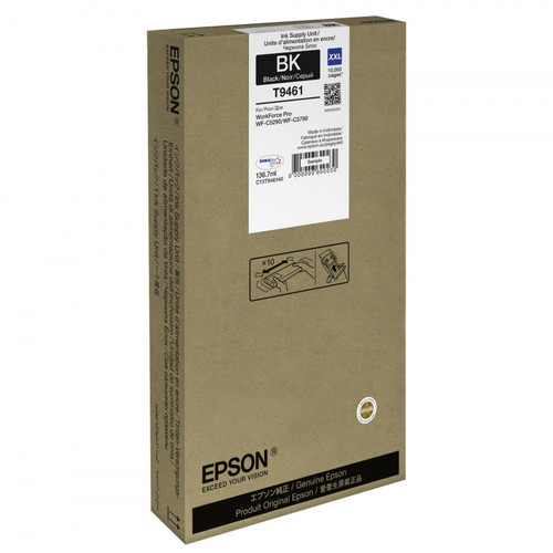 מיכל דיו שחור מקורי EPSON T9461 XXL 10K C13T946140