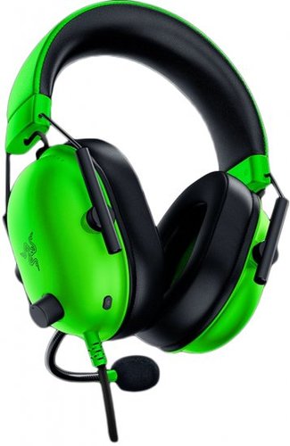 אוזניות גיימינג Razer BlackShark V2 X - צבע ירוק
