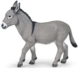 דמות מיניאטורה מגומי דחוס למשחקי דמיון - חמור