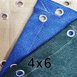 רשת צל 4X6 כולל טבעות בהיקף