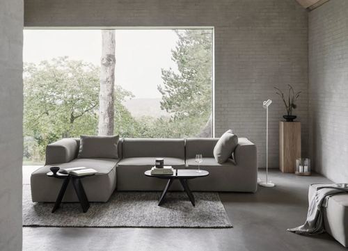 שולחן סלון יפני שחור עץ אלון AVIO table