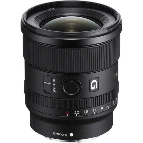 עדשה Sony 20mm f/1.8 E-mount FE G - יבואן רשמי