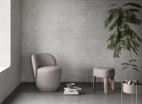  כורסא מסתובבת בוקלה טאופ KUON Swivel armchair