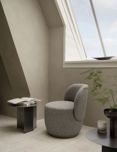  כורסא מסתובבת בוקלה טאופ KUON Swivel armchair