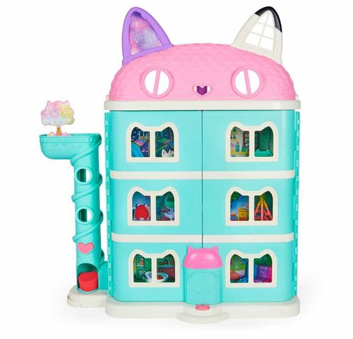 בית הבובות של גבי עם צלילים, דמויות ו-15 אביזרי משחק   