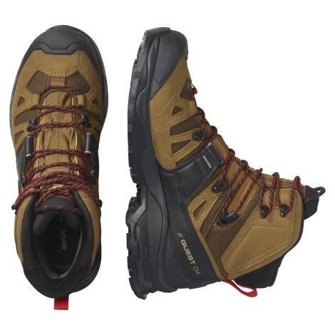 נעלי טיולים לגבר SALOMON Quest 4 GTX צבע חום 