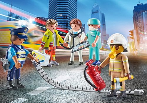 פליימוביל 71400 - צוות חילוץ והצלה - דמויות בהרכבה עצמית