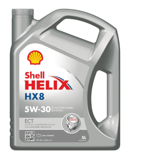 ‏שמן מנוע Shell Helix HX8 5W-30 ECT | ‏5 ליטר