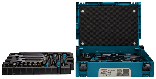 סט כלי עבודה ידניים 87 חלקים בארגז קשיח - MAKITA E-11542