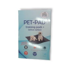 פדים עם קרבון פעיל 50 יחידות PETPAD