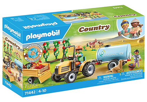 פליימוביל 71442 - טרקטור עם נגרר ומיכל מים