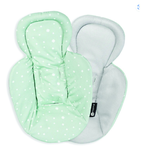ריפוד מקטין דו צדדי לנדנדה 4moms ממרו 5 - מנטה נקודות