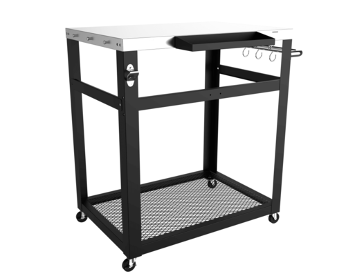 שולחן עגלה לטאבון VIKING משטח עליון 73x50.5