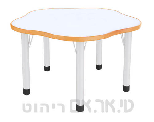 שולחן דגם פרח צהוב