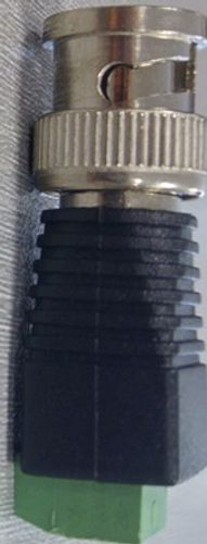 פלג מחבר BNC בחיבור הברגה למצלמות אבטחה דגם : 40 – RS RB - 3