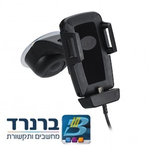 זרוע לרכב iGRIP כוללת התאמה לכבלי טעינה לאייפון ומיקרו USB לסלולר מבית HR גרמניה