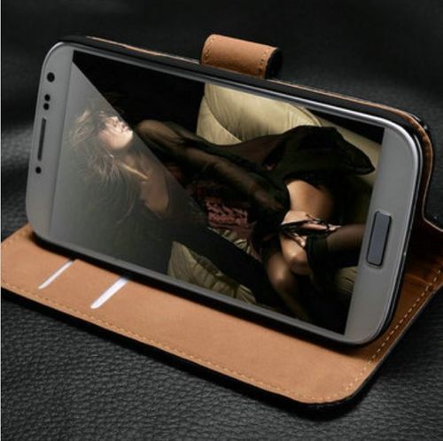 נרתיק עור ארנק לסמסונג גלקסי 4 / GALAXY 4S I9500